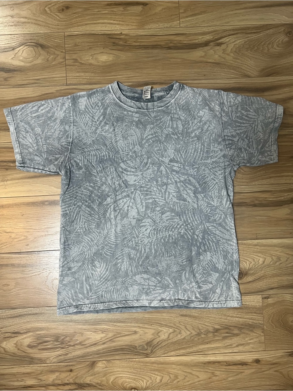 Goodwear Light Grey Tropical Print Tee